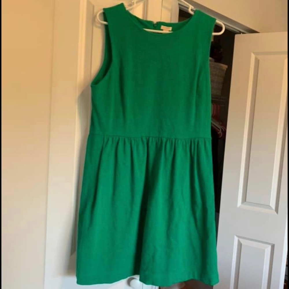 JCrew green dress, super great quality!